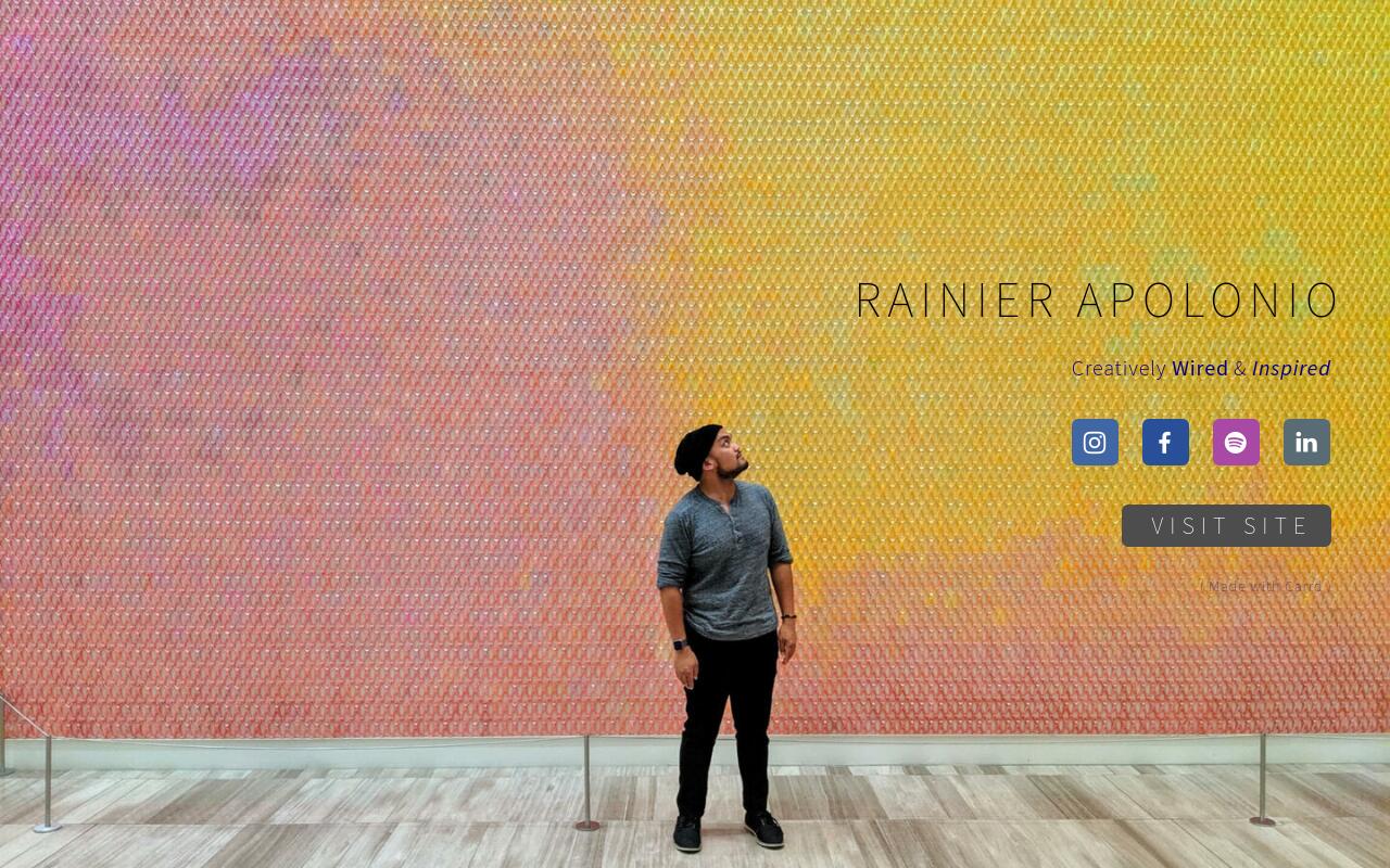 Carrd profile picture for @rainier